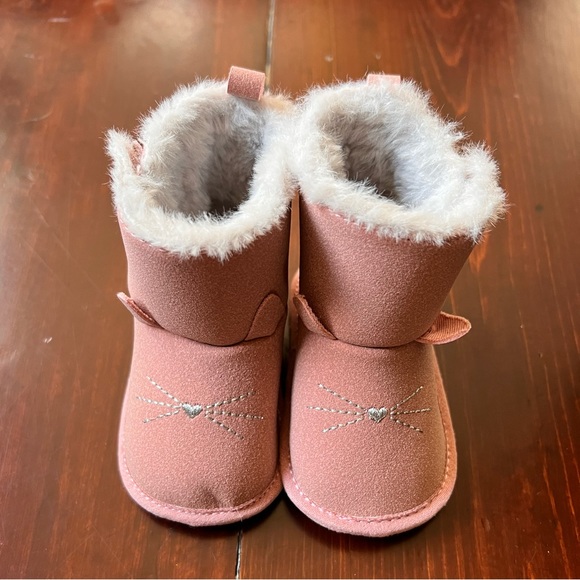 Carter's Other - Carter’s Pink Warm Infant Boots 0-3 Months